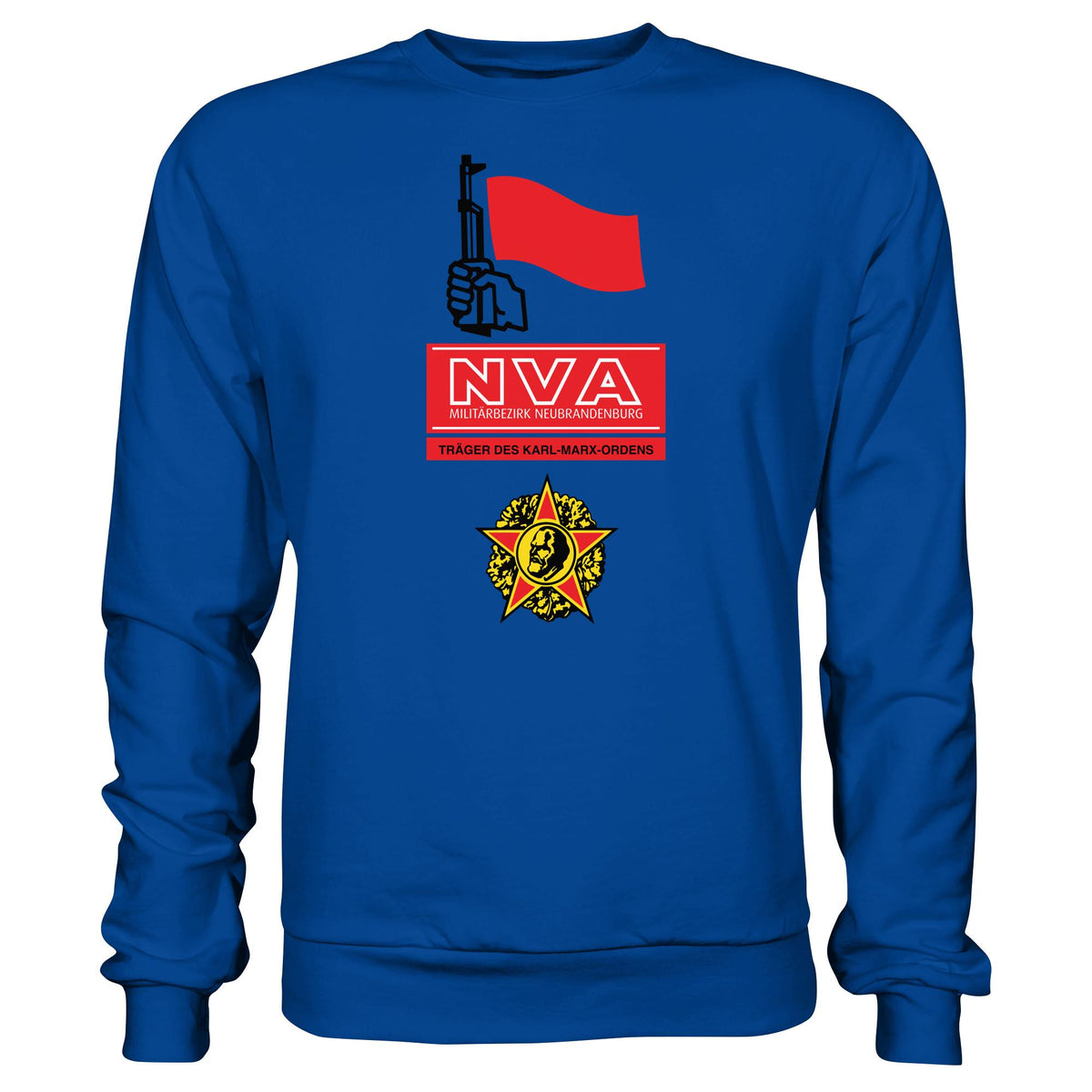 DDR Ostalgie Pullover Unisex • NVA - MILITÄRBEZIRK NEUBRANDENBURG
