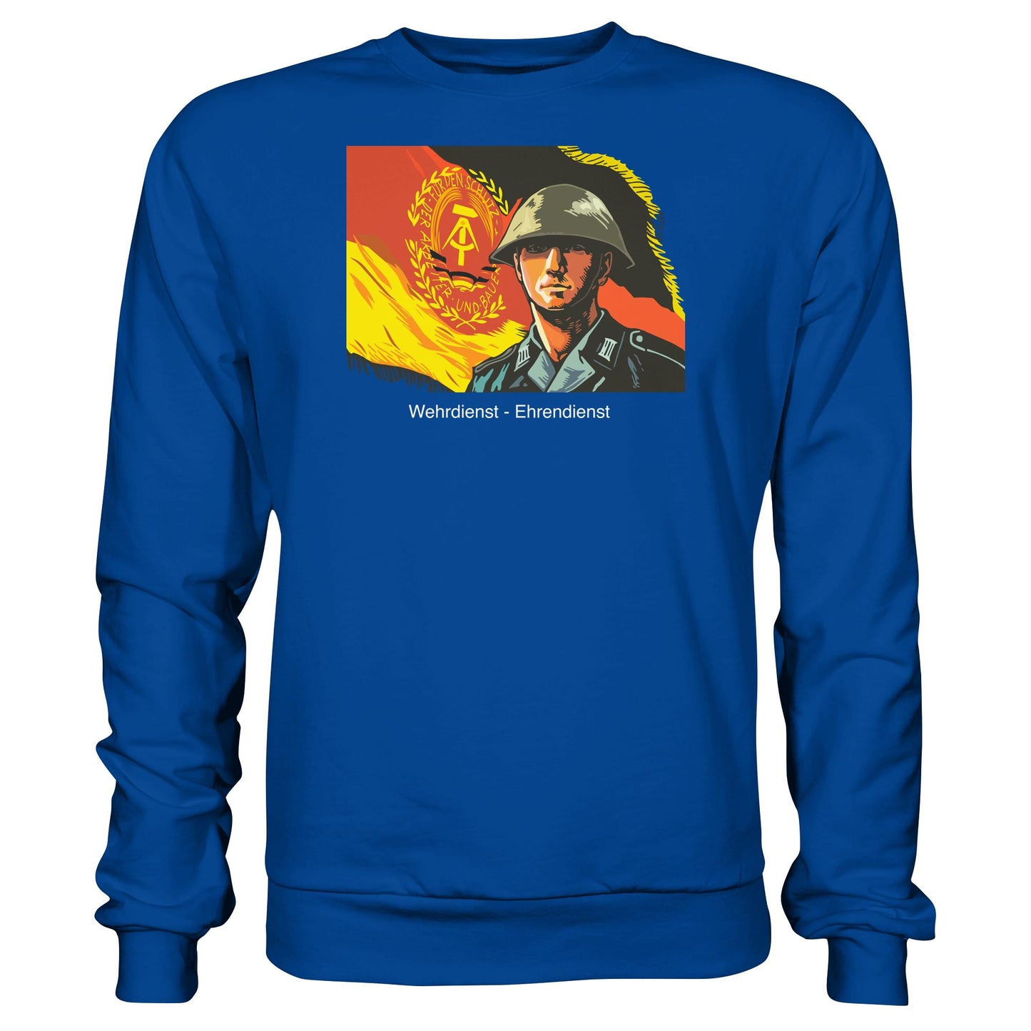 DDR Ostalgie Pullover Unisex • NVA WEHRDIENST - EHRENDIENST