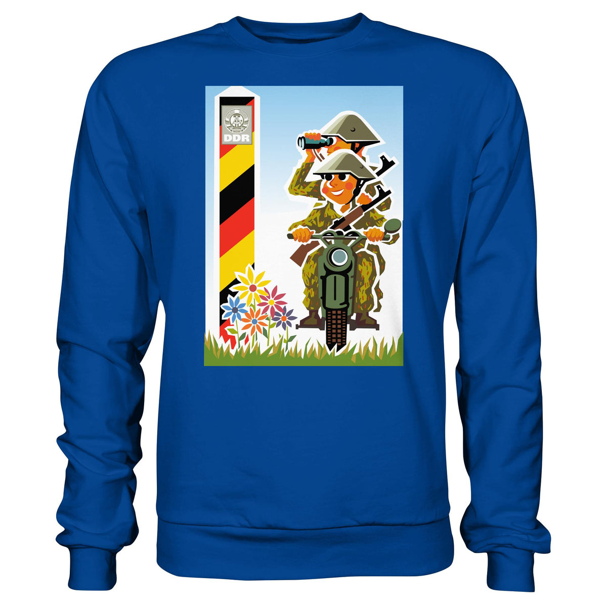 DDR Ostalgie Pullover Unisex • NVA-GRENZTRUPPEN (ORIGINAL-PLAKAT)
