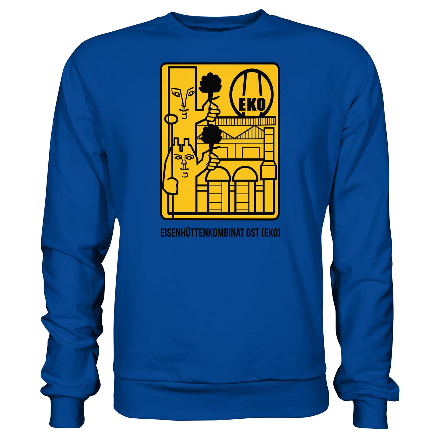DDR Ostalgie Pullover Unisex • EISENHÜTTENKOMBINAT OST (EKO)