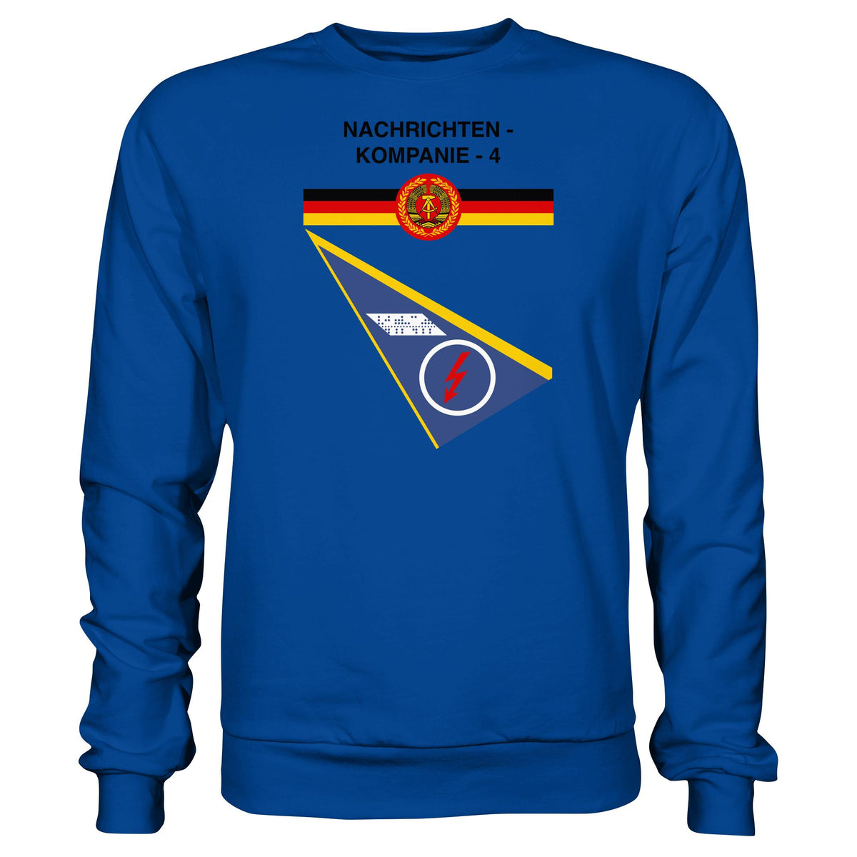 DDR Ostalgie Pullover Unisex • NVA - NACHRICHTENKOMPANIE 4