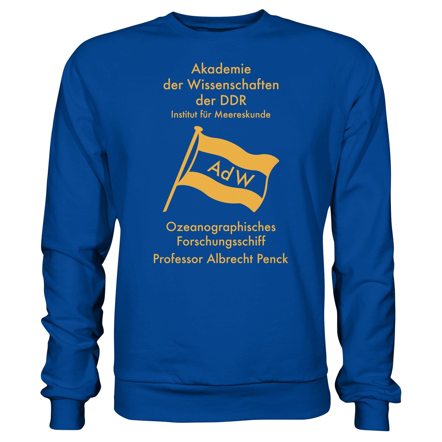 DDR Ostalgie Pullover Unisex • OZEONOGRAPHISCHES FORSCHUNGSSCHIFF ALBRECHT PENCK