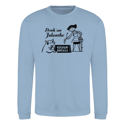 DDR Ostalgie Pullover Unisex • DENK' AN JOLANTHE! KÜCHENABFÄLLE - ORIGINAL ILLUSTRATION