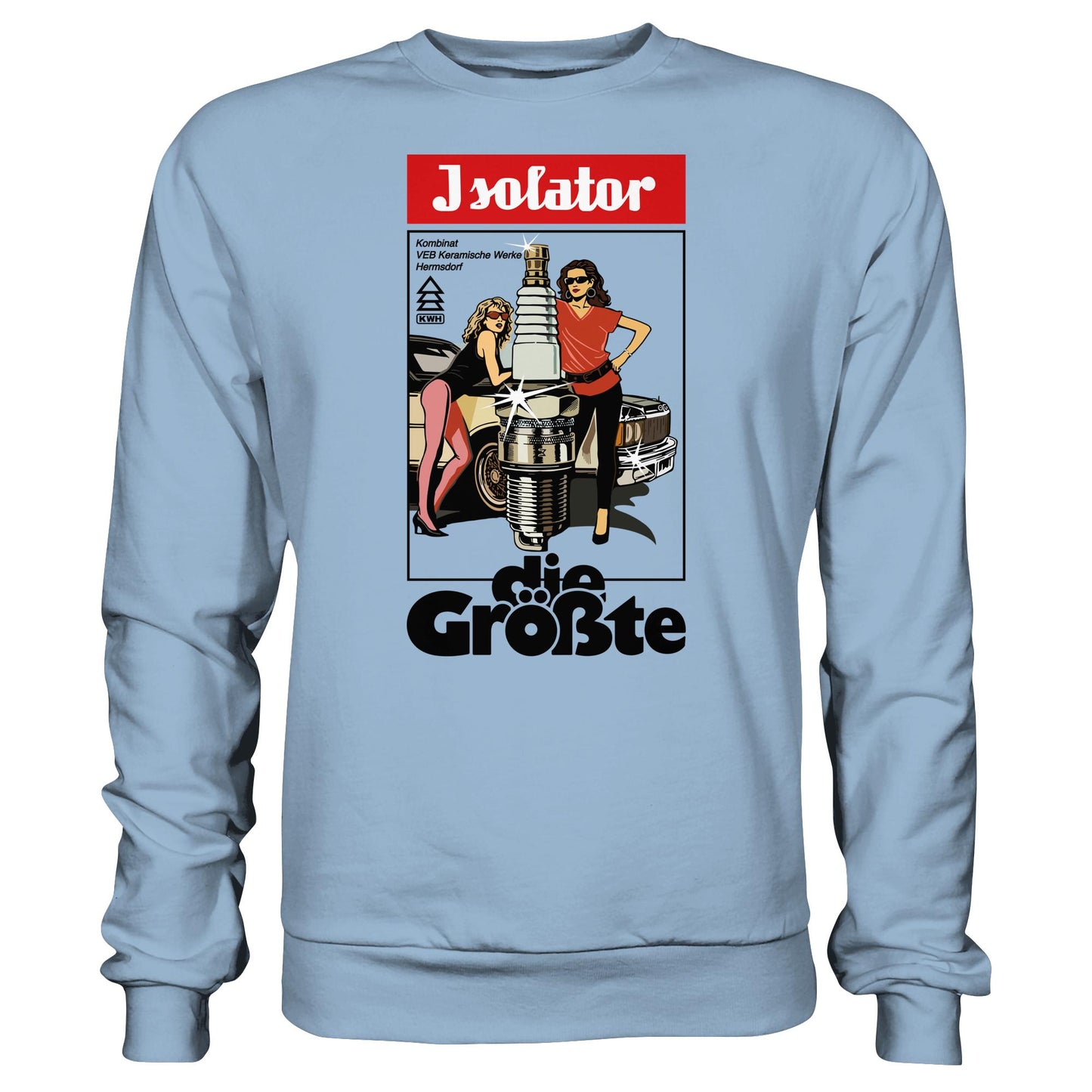 DDR Ostalgie Pullover Unisex • ISOLATOR - DIE GRÖSSTE (ORIGINAL POSTER)