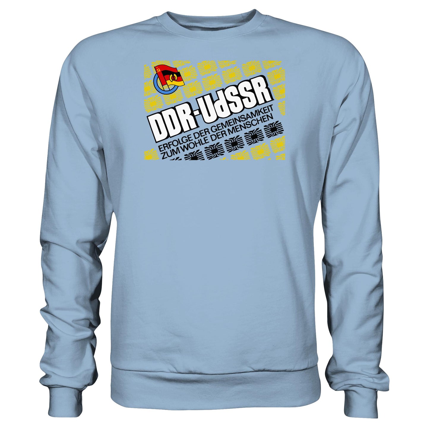 DDR Ostalgie Pullover Unisex • DDR - UDSSR: ERFOLGE DER GEMEINSAMKEIT