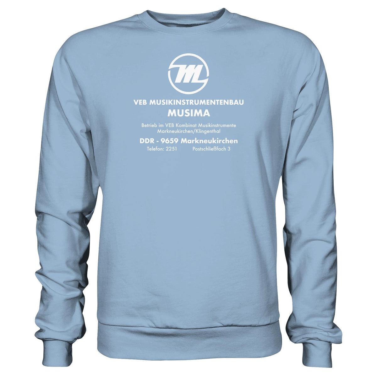 MUSIMA - VEB MUSIKINSTRUMENTENBAU KLINGENTHAL | DDR Ostalgie Pullover Unisex