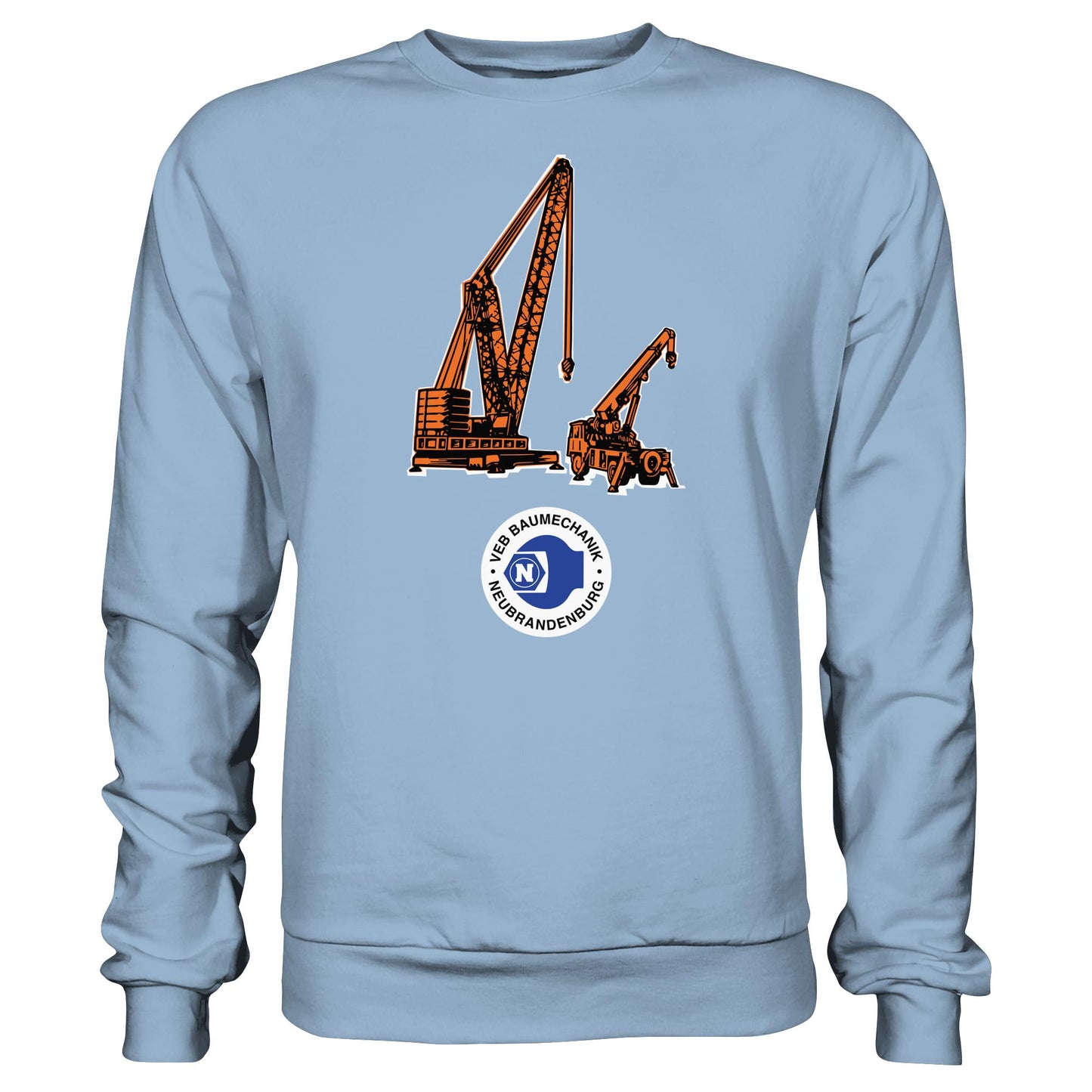 DDR Ostalgie Pullover Unisex • VEB BAUMECHANIK NEUBRANDENBURG