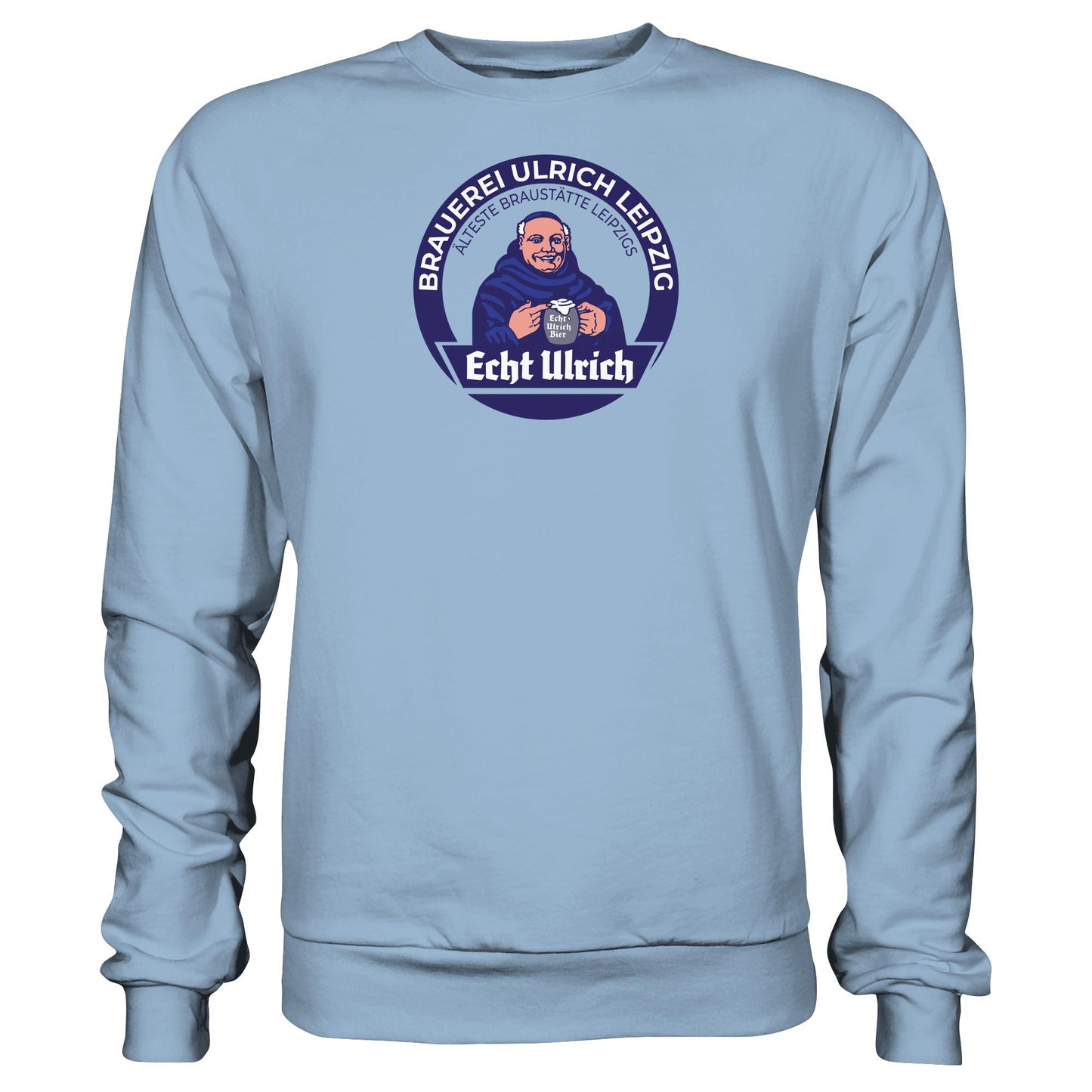 DDR Ostalgie Pullover Unisex • ECHT ULRICH BIER LEIPZIG (ORIGINAL BIERDECKEL)