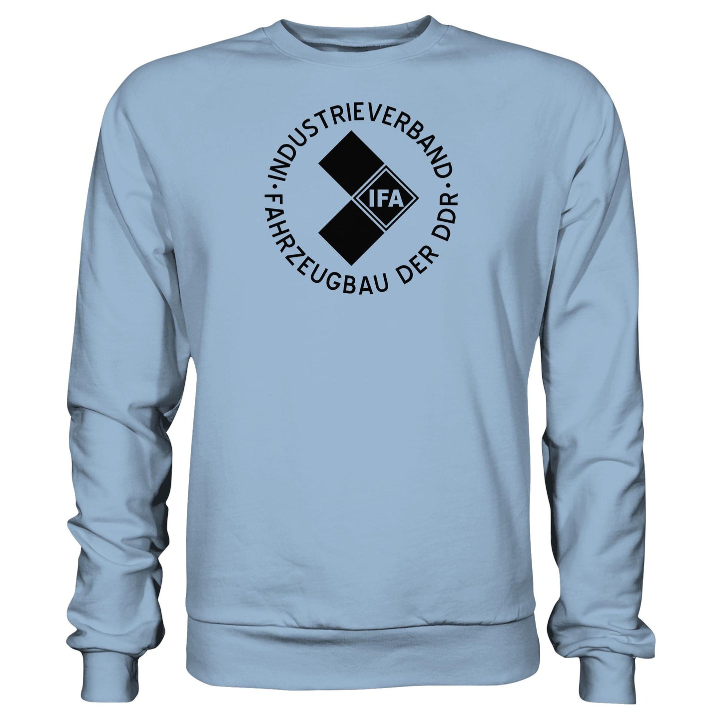 DDR Ostalgie Pullover Unisex • IFA INDUSTRIEVERBAND FAHRZEUGBAU ( LOGO 1970er) - hell
