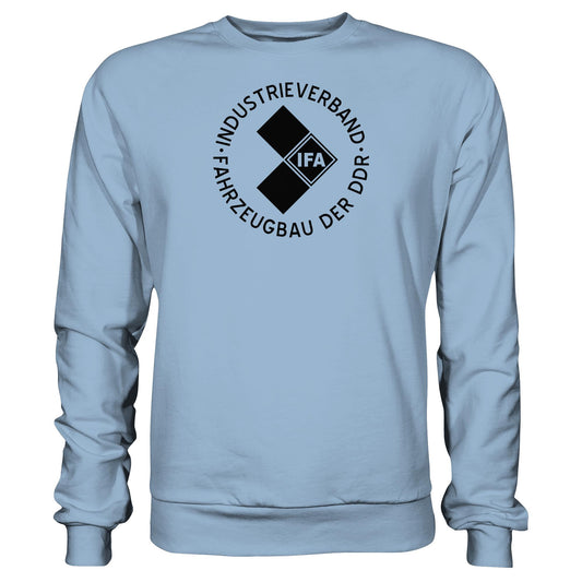 DDR Ostalgie Pullover Unisex • IFA INDUSTRIEVERBAND FAHRZEUGBAU ( LOGO 1970er) - hell