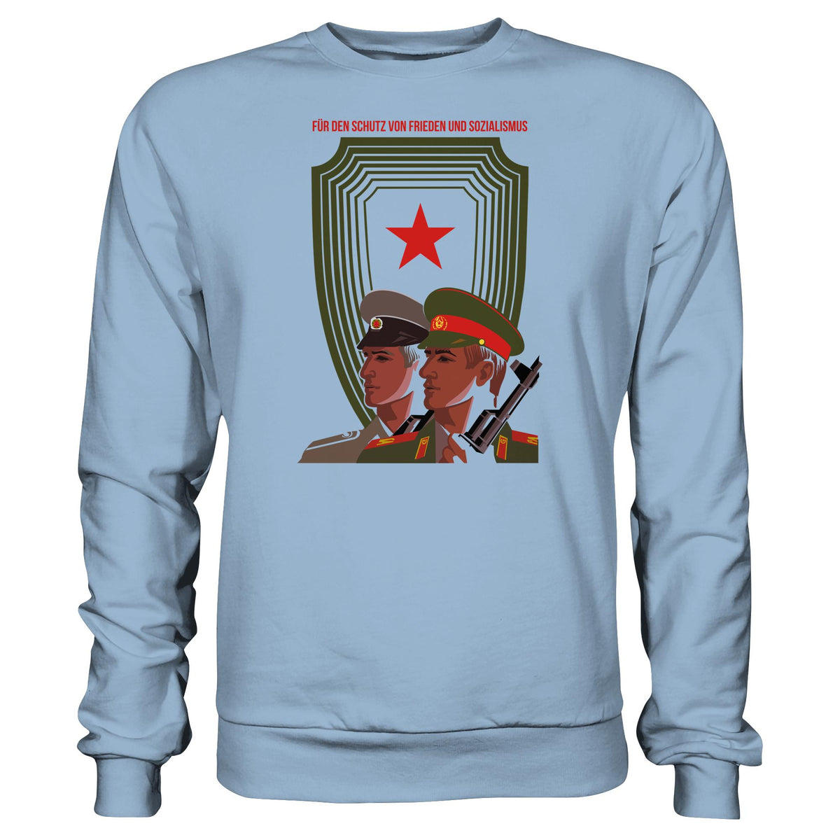 DDR Ostalgie Pullover Unisex • NVA UND CA - FÜR DEN SCHUTZ VON FRIEDEN