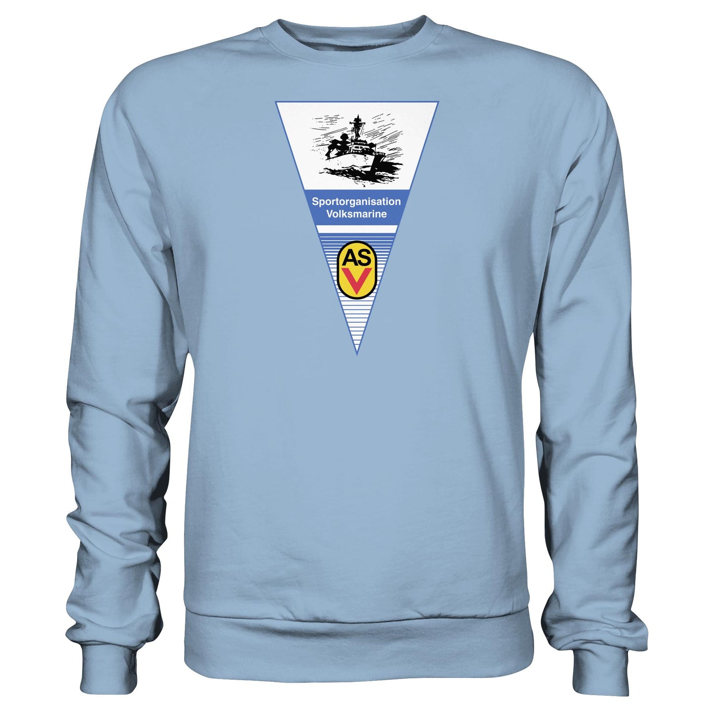 DDR Ostalgie Pullover Unisex • ASV SPORTORGANISATION VOLKSMARINE