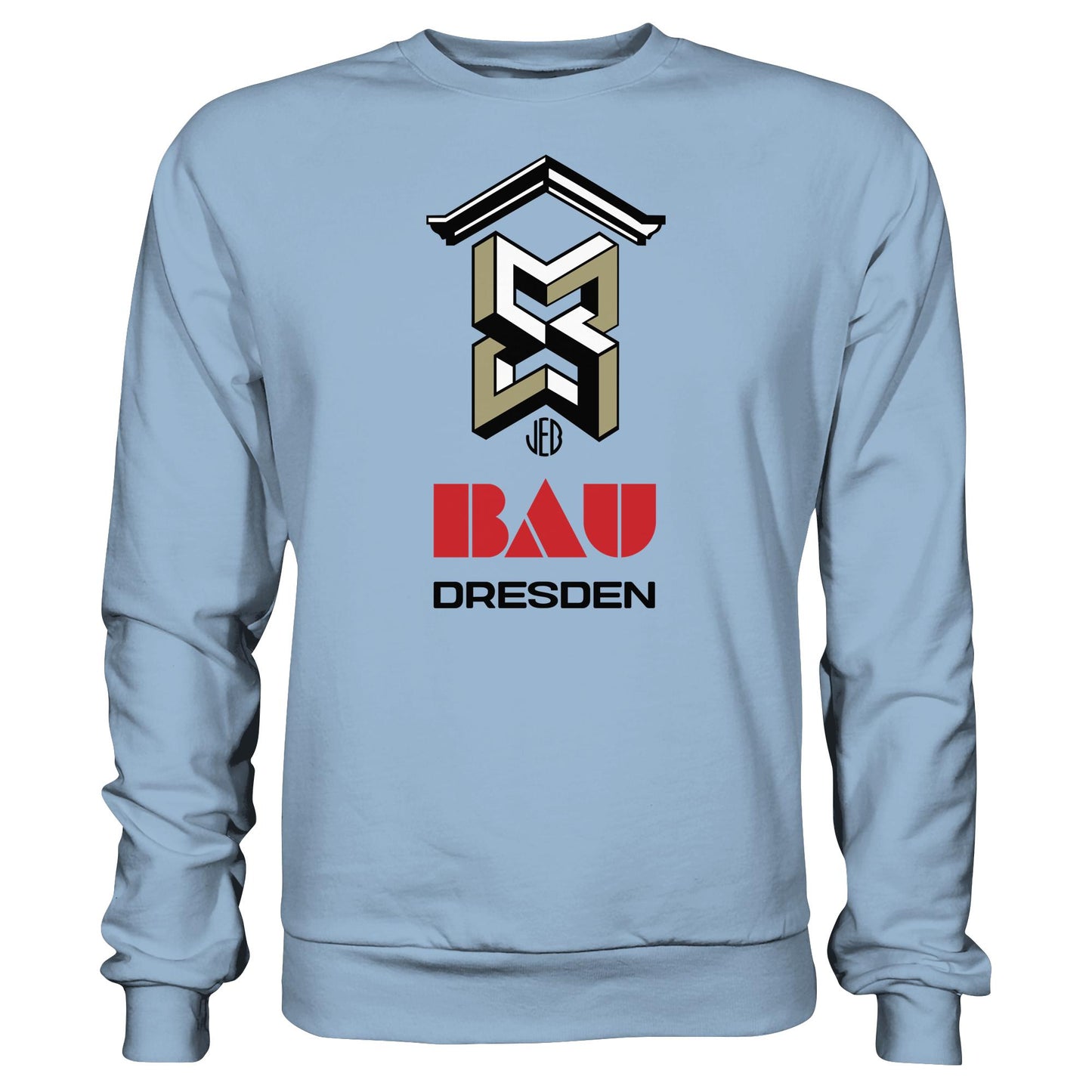 DDR Ostalgie Pullover Unisex • VEB BAU DRESDEN
