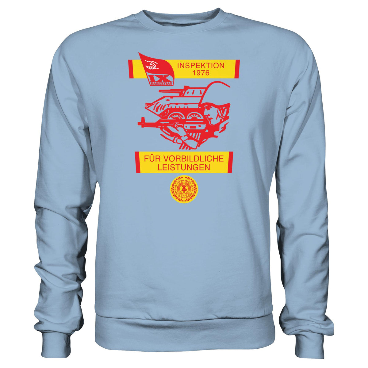 DDR Ostalgie Pullover Unisex • NVA - WIMPEL FÜR VORBILDLICHE LEISTUNGEN 1976