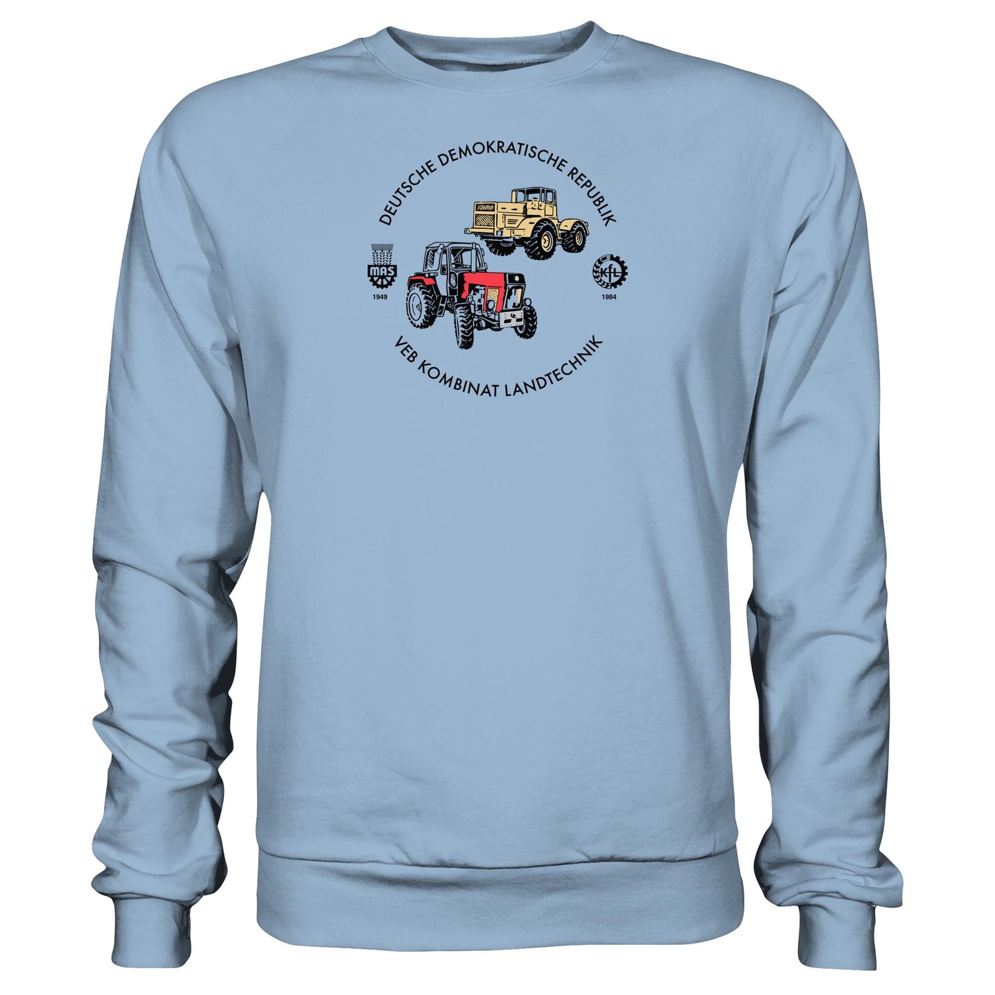 DDR Ostalgie Pullover Unisex • VEB KOMBINAT LANDTECHNIK (ORIGINAL GEDÄCHTNISTELLER)
