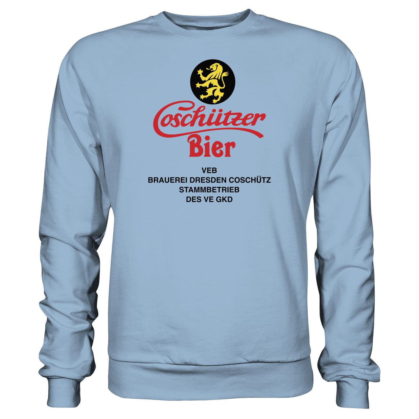 DDR Ostalgie Pullover Unisex • COSCHÜTZER BIER - VEB BRAUER DRESDEN