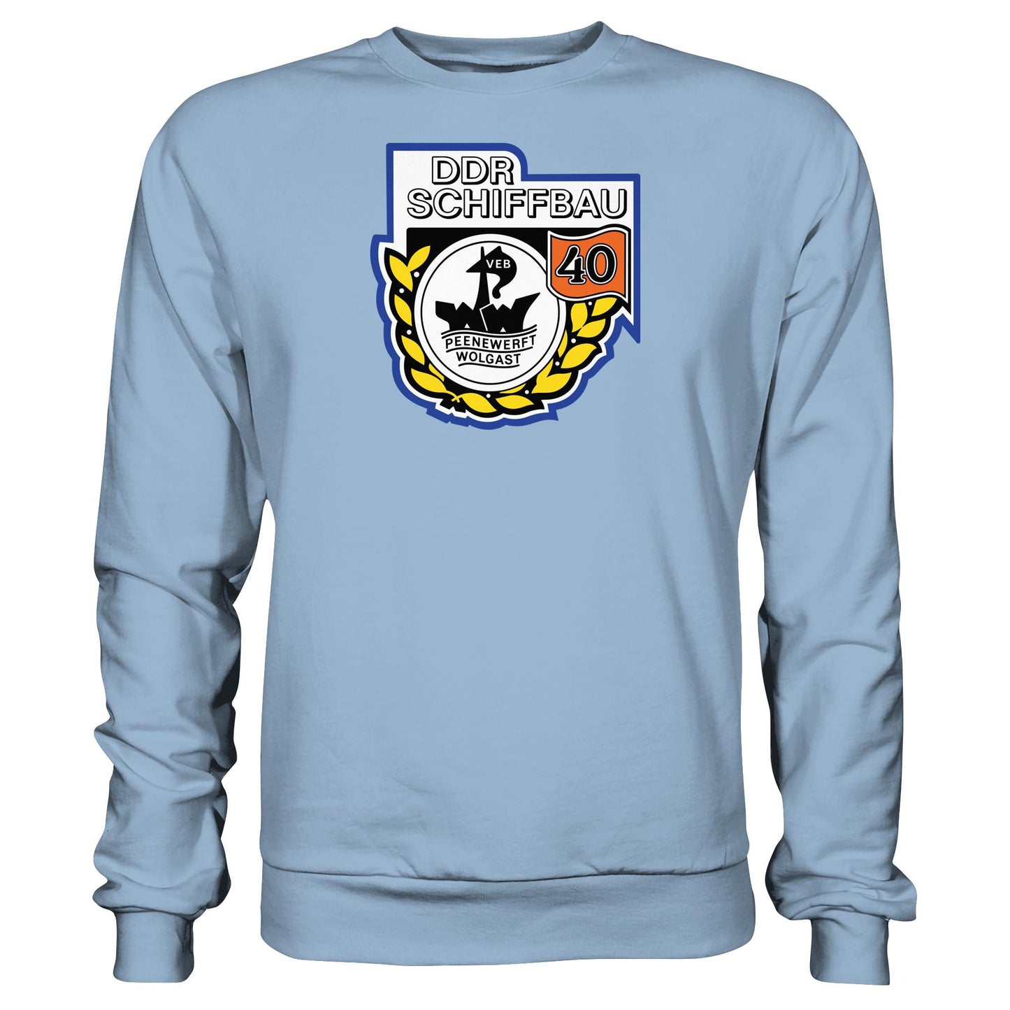 DDR Ostalgie Pullover Unisex • VEB PEENEWERFT WOLGAST, DDR SCHIFFBAU