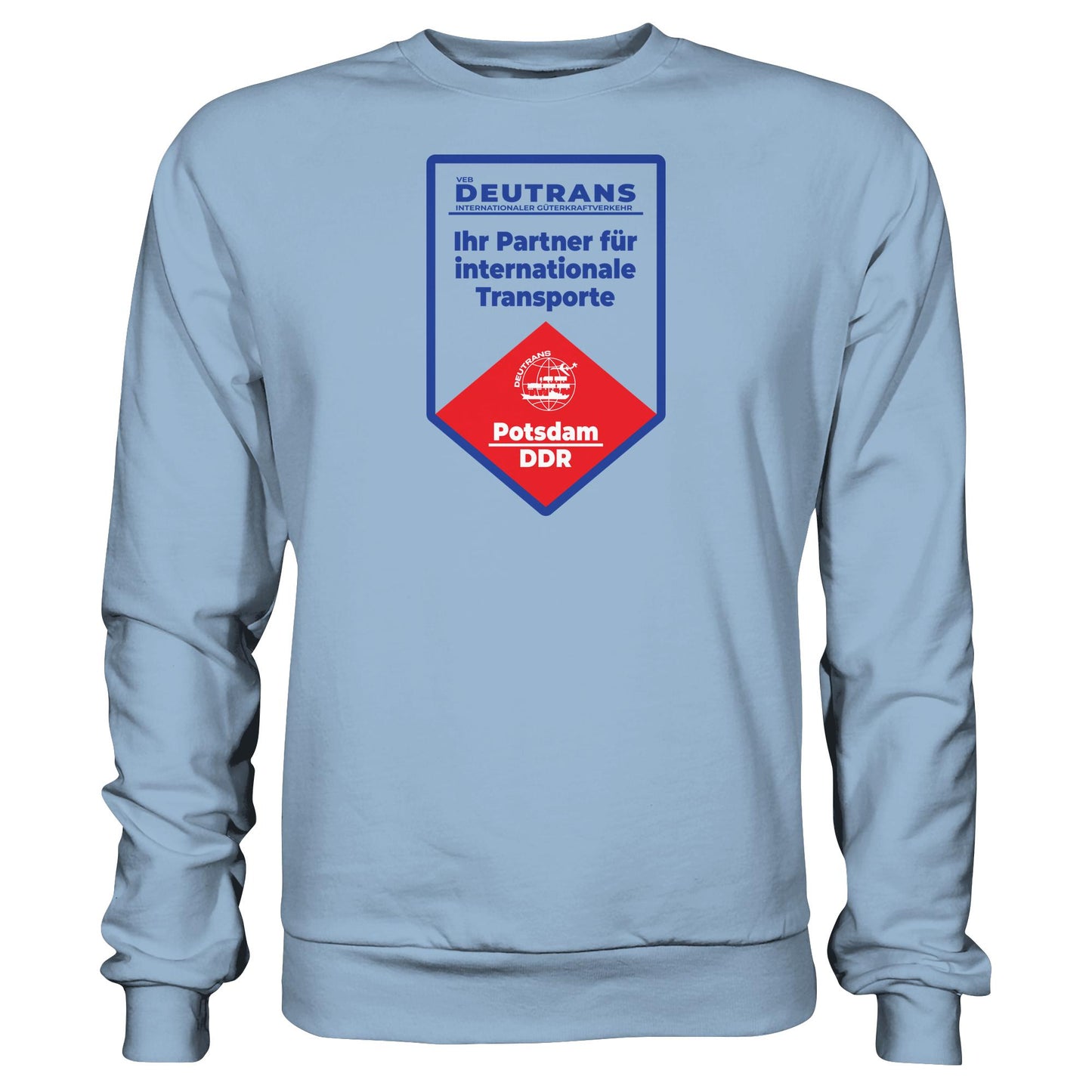 DDR Ostalgie Pullover Unisex • VEB DEUTRANS - POTSDAM