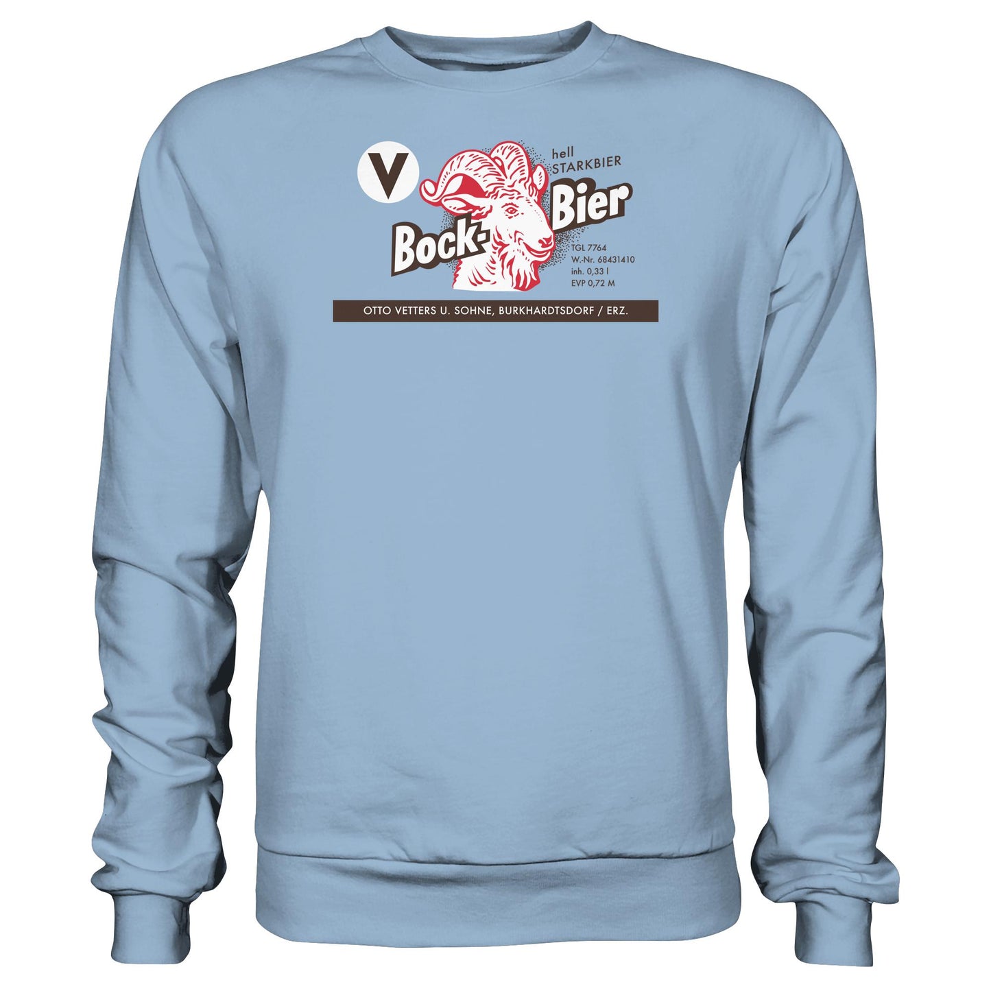 DDR Ostalgie Pullover Unisex • BOCKBIER - OTTO VETTERS ERZGEBIRGE