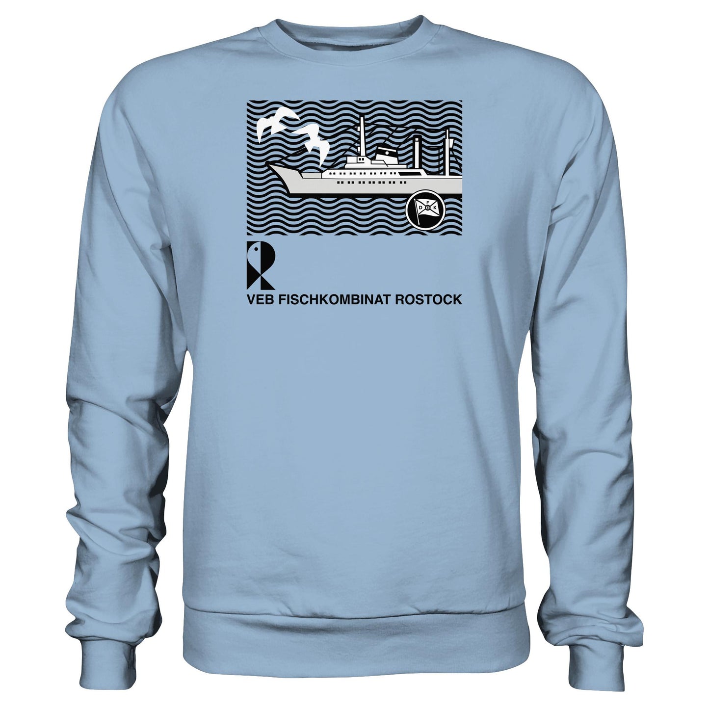 DDR Ostalgie Pullover Unisex • VEB FISCHKOMBINAT ROSTOCK