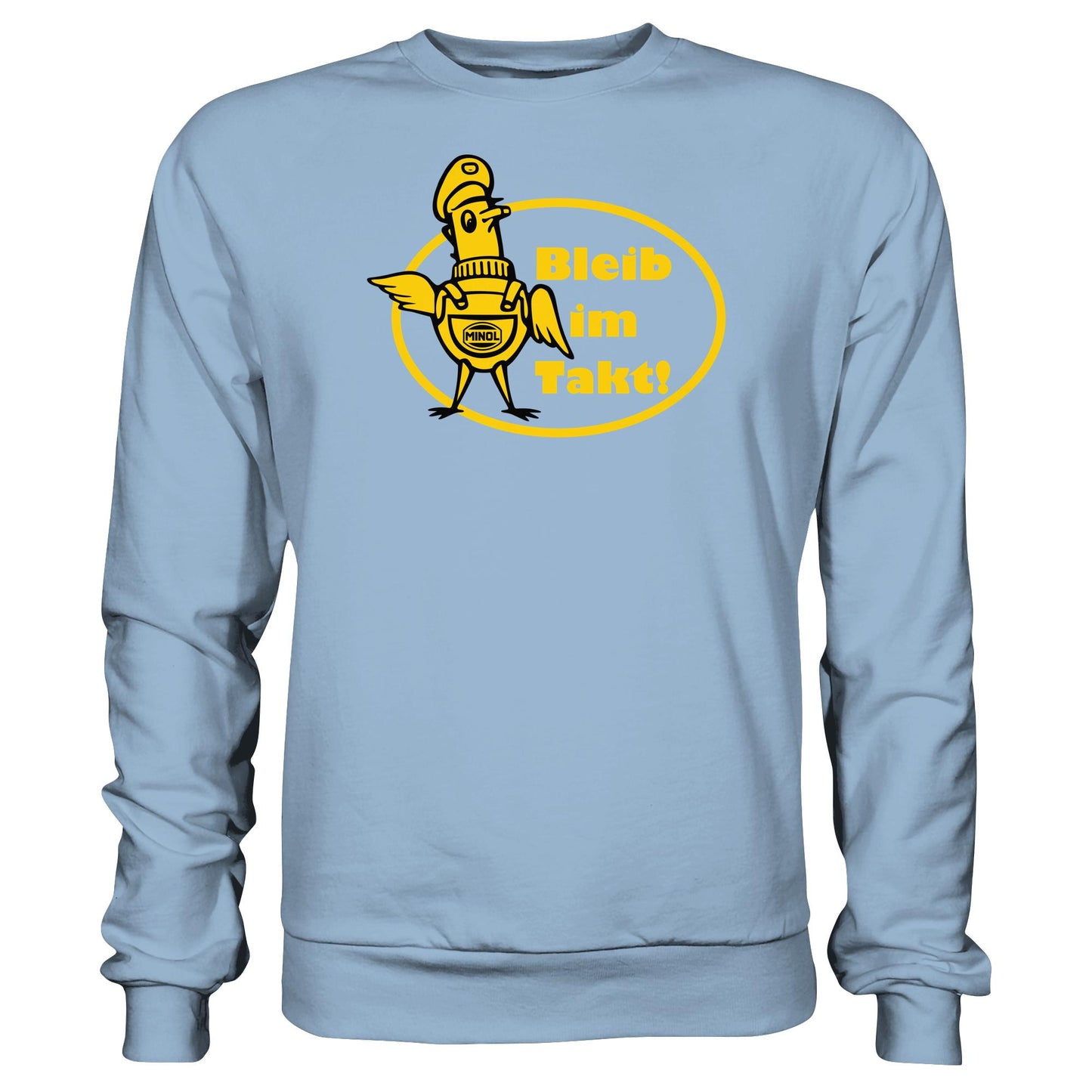 DDR Ostalgie Pullover Unisex • MINOL - BLEIB IM TAKT