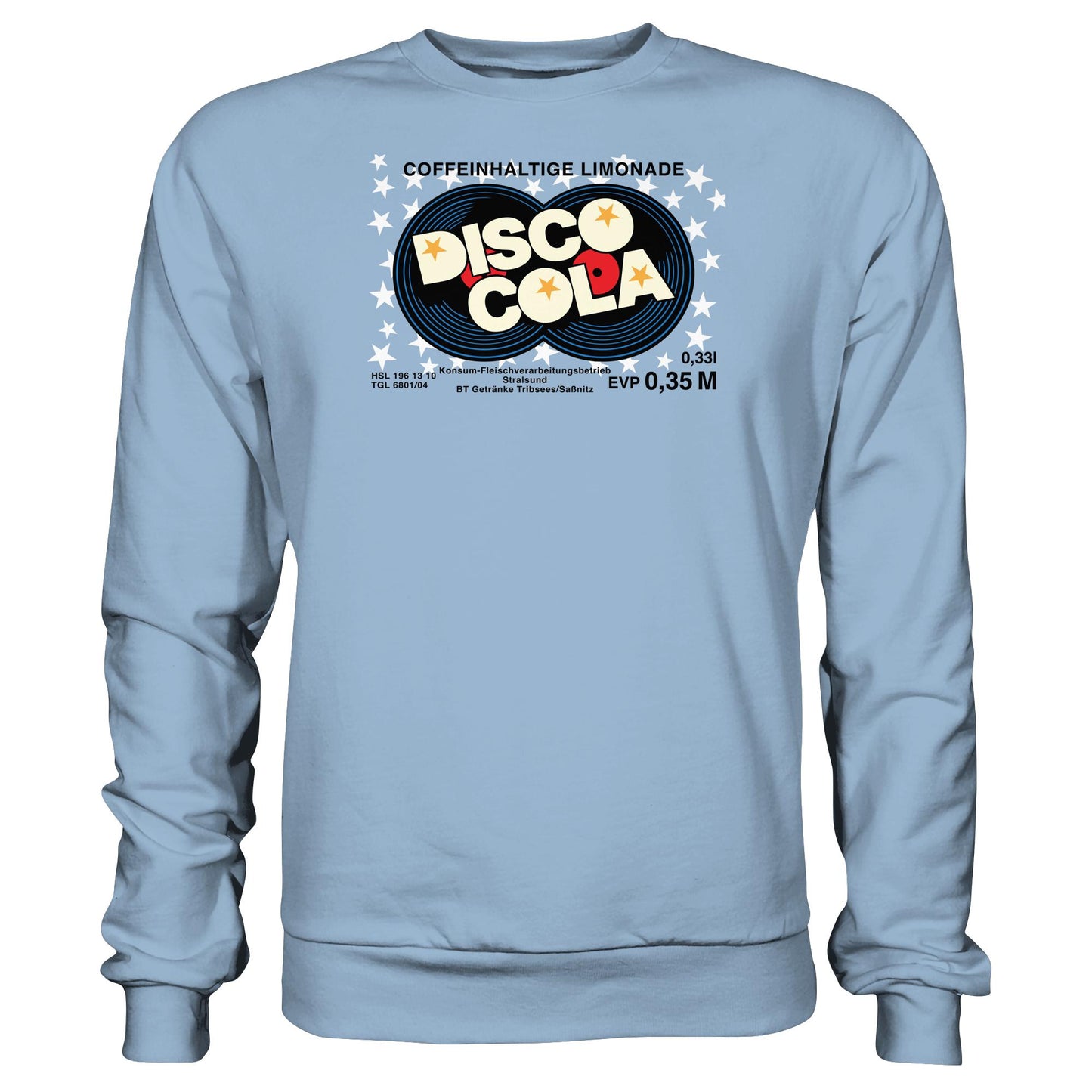 DDR Ostalgie Pullover Unisex • DISCO COLA - ORIGINAL ETIKETT