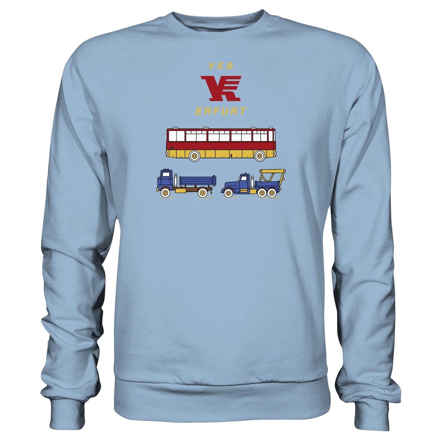 DDR Ostalgie Pullover Unisex • VEB VERKEHRSKOMBINAT ERFURT
