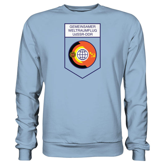 DDR Ostalgie Pullover Unisex • GEMEINSAMER WELTRAUMFLUG UDSSR-DDR (ORIGINAL WIMPEL)