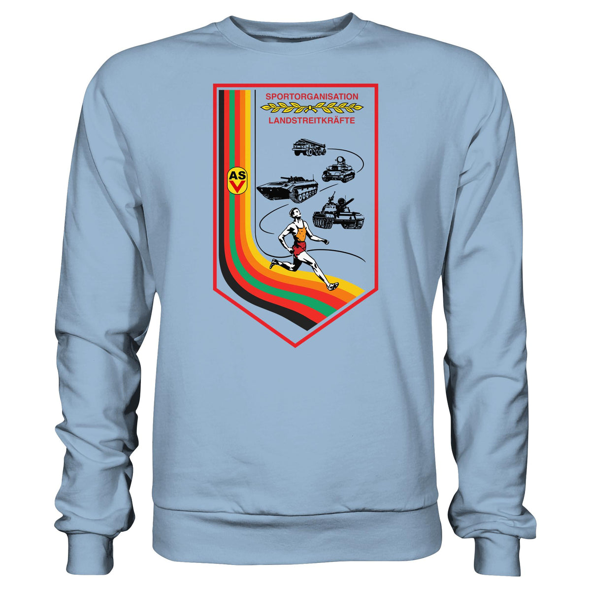 NVA ASV - SPORTORGANISATION LANDSTREITKRÄFTE | DDR Ostalgie Pullover Unisex