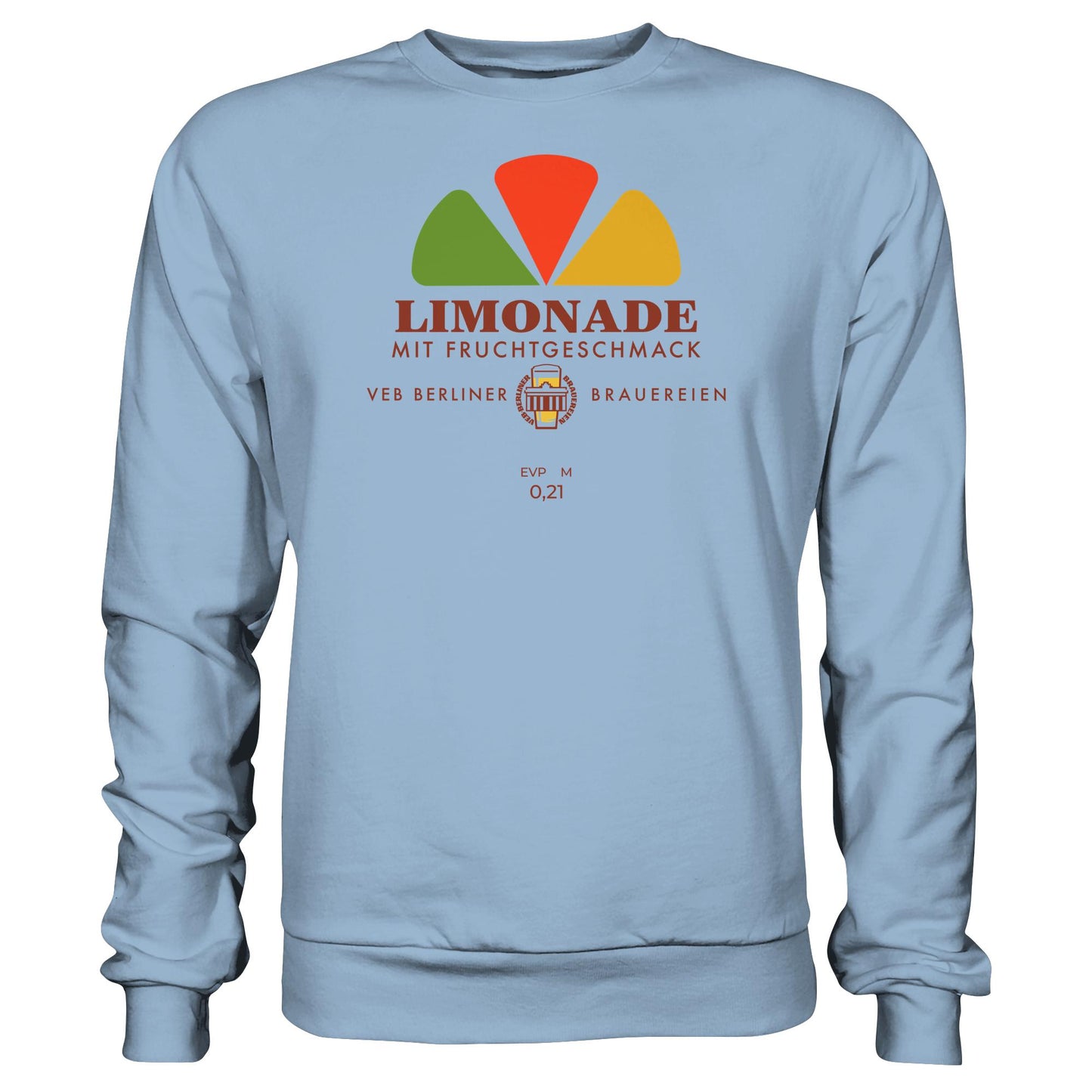 DDR Ostalgie Pullover Unisex • VEB BERLINER BRAUEREIEN - LIMONADE