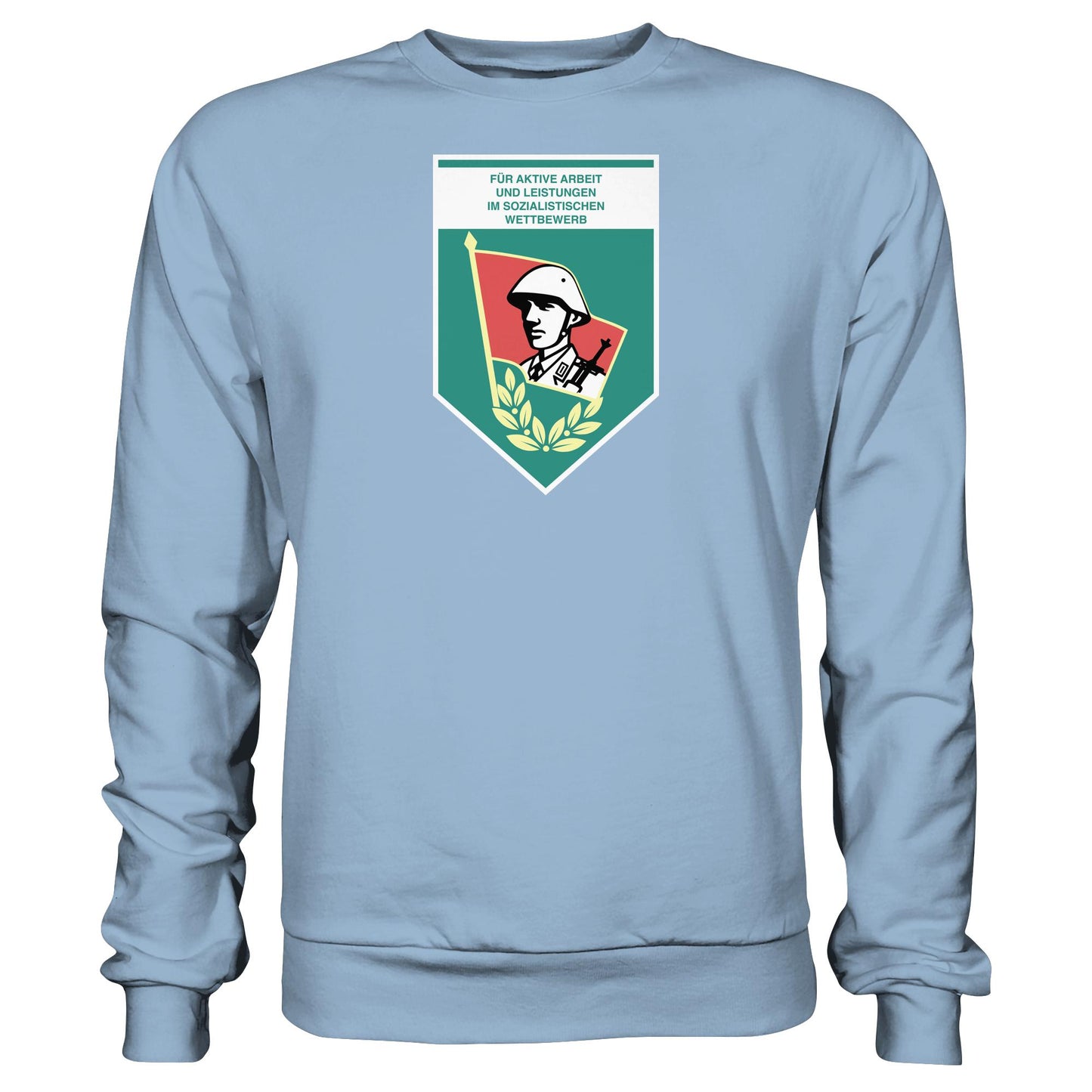 DDR Ostalgie Pullover Unisex • FÜR AKTIVE LEISTUNG UND ARBEIT (ORIGINAL WIMPEL)