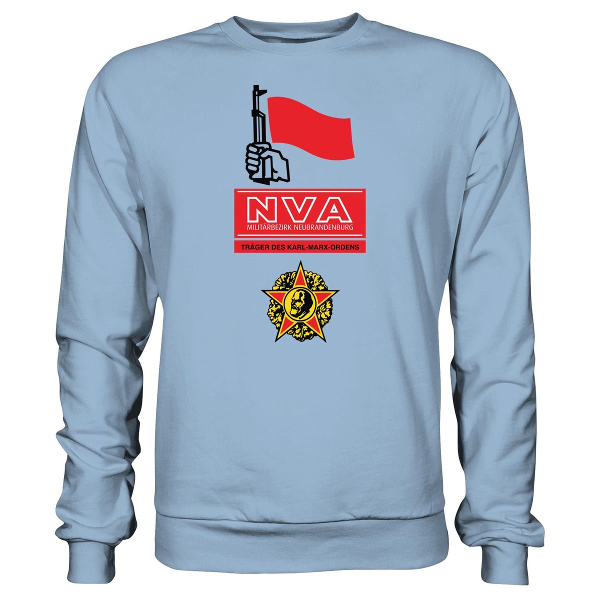 DDR Ostalgie Pullover Unisex • NVA - MILITÄRBEZIRK NEUBRANDENBURG