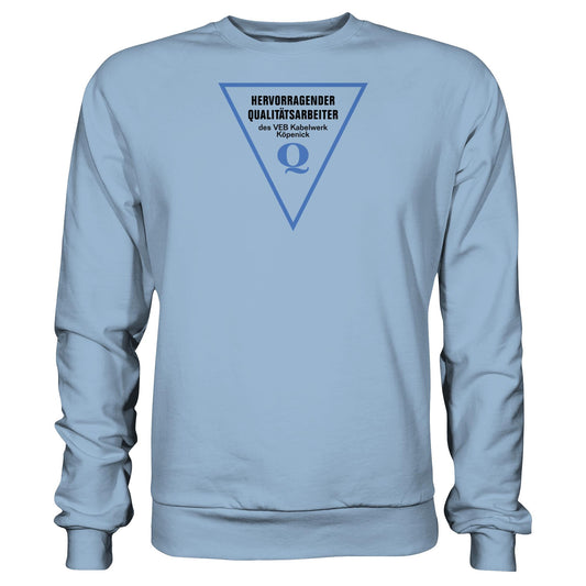 DDR Ostalgie Pullover Unisex • HERVORRAGENDER QUALITÄTSARBEITER DES VEB KABELWERK KÖPENICK