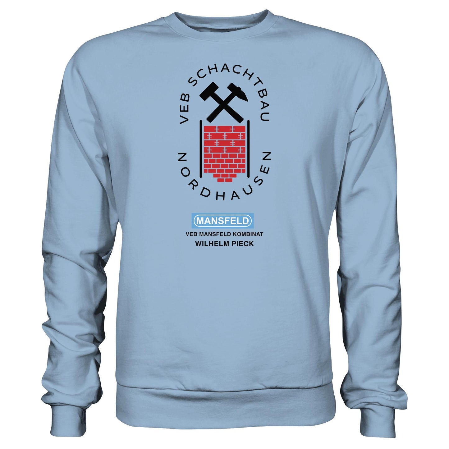 DDR Ostalgie Pullover Unisex • VEB SCHACHTBAU NORDHAUSEN - VEB MANSFELD KOMBINAT