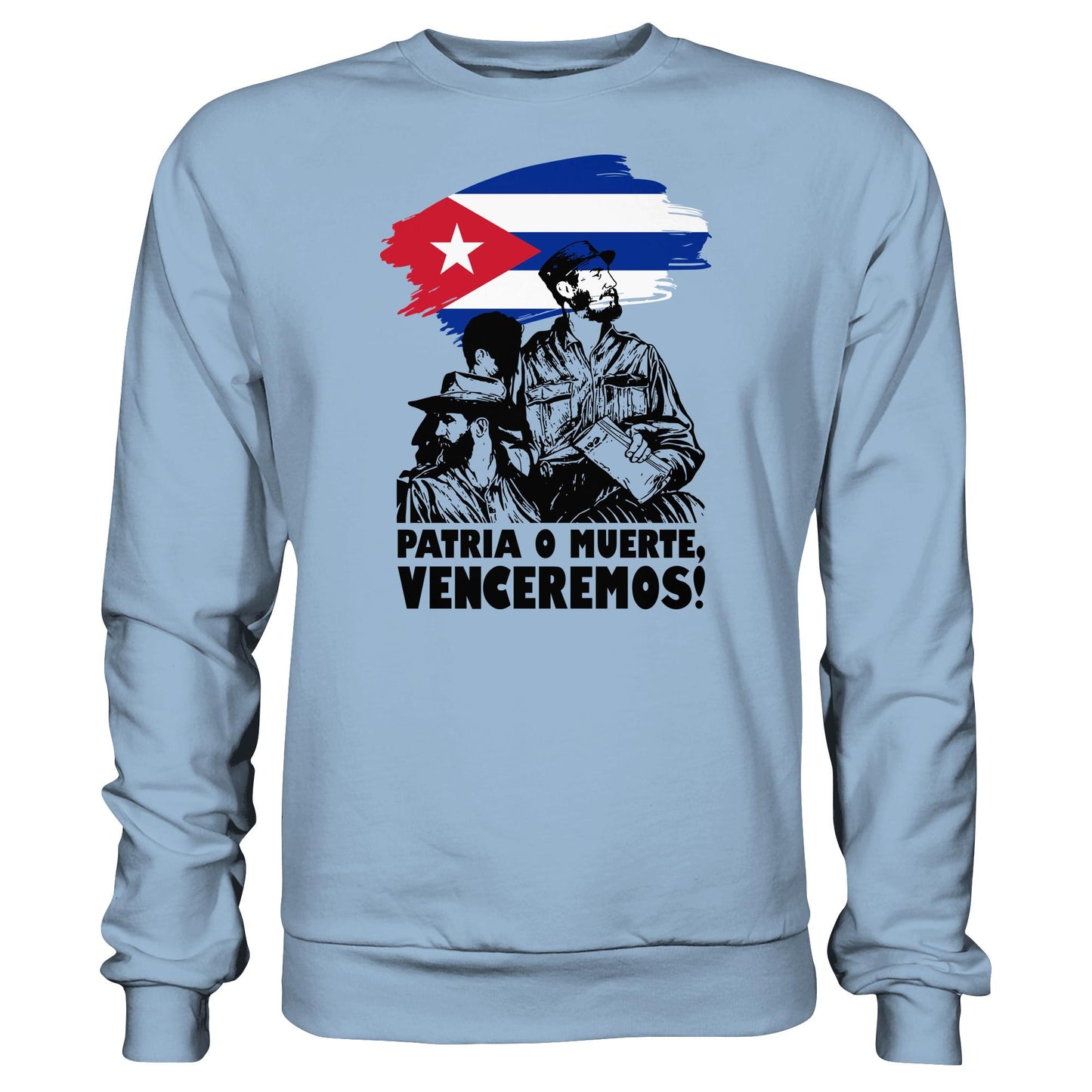 DDR Ostalgie Pullover Unisex • KUBA - PATRIA O MUERTE, VENCEREMOS! (ORIGINAL PLAKAT)