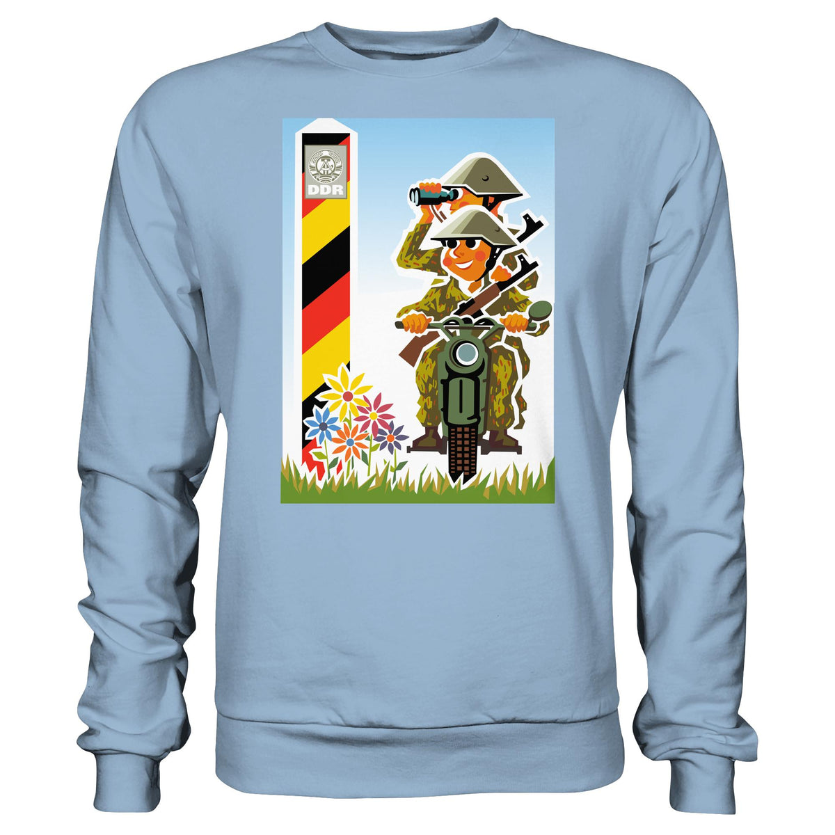 DDR Ostalgie Pullover Unisex • NVA-GRENZTRUPPEN (ORIGINAL-PLAKAT)