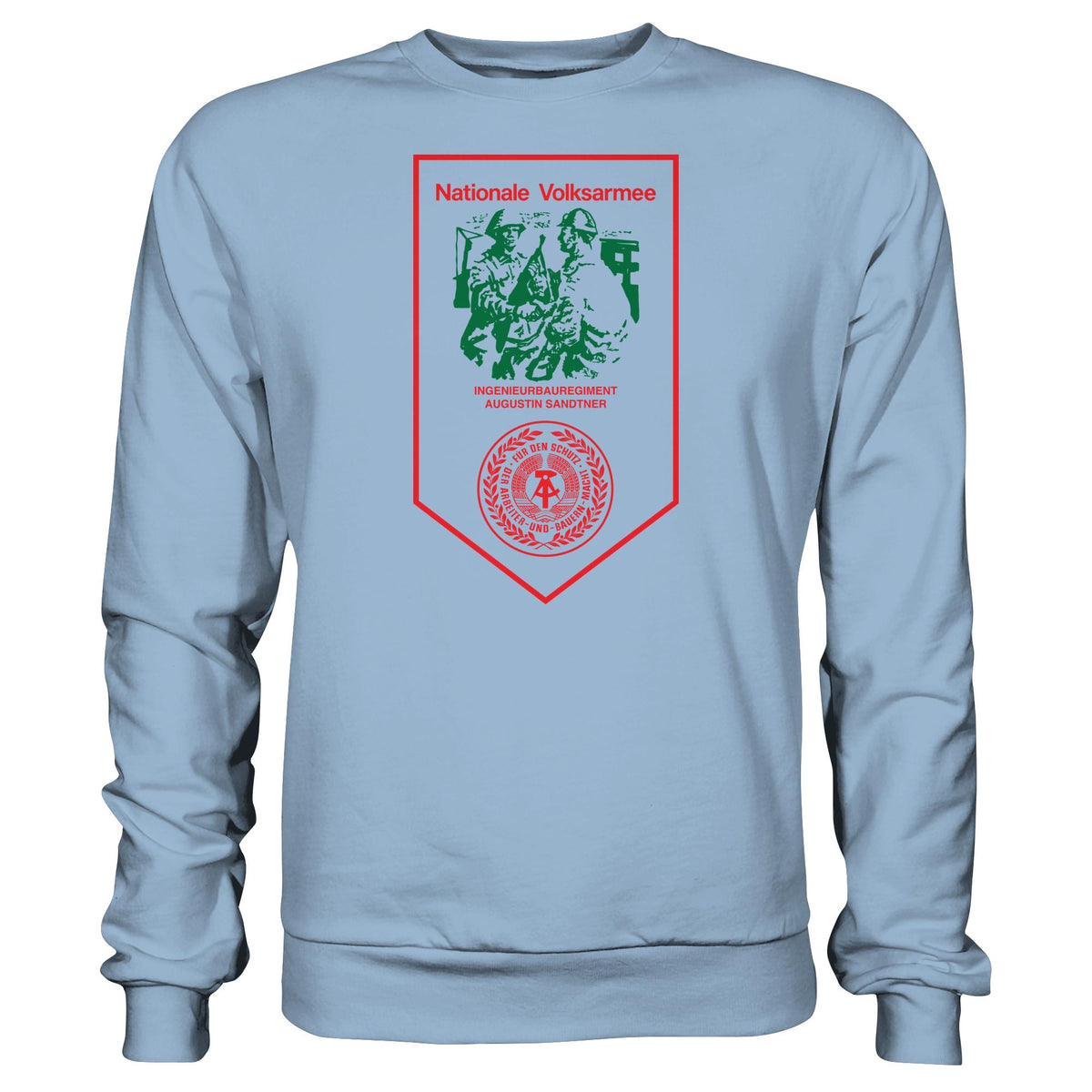 DDR Ostalgie Pullover Unisex • NVA - INGENIEURBAUREGIMENT AUGUSTIN SANDTNER