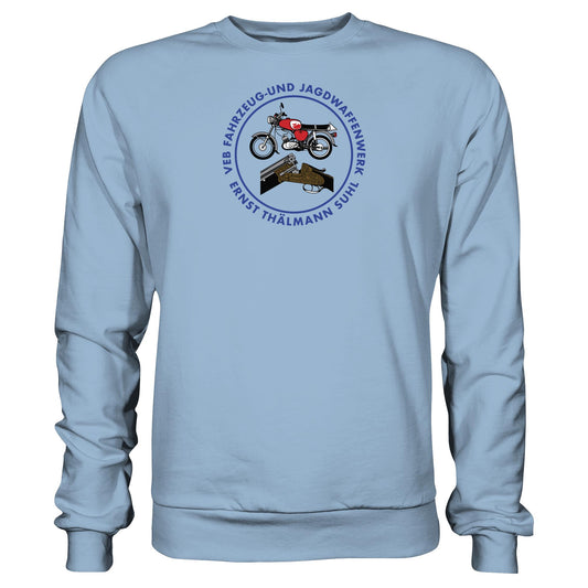 DDR Ostalgie Pullover Unisex • VEB SUHL ERNST-THÄLMANN-WERK (LOGO 1980ER)