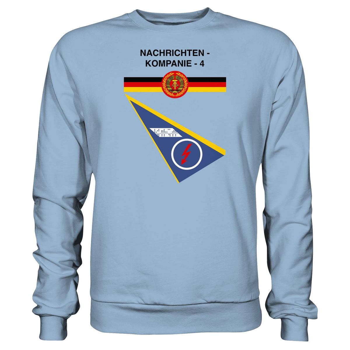 DDR Ostalgie Pullover Unisex • NVA - NACHRICHTENKOMPANIE 4