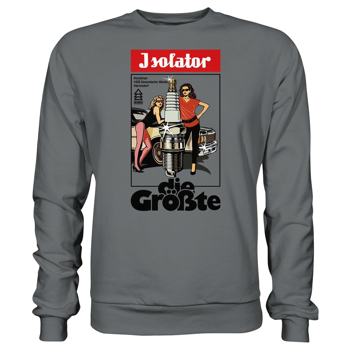 DDR Ostalgie Pullover Unisex • ISOLATOR - DIE GRÖSSTE (ORIGINAL POSTER)