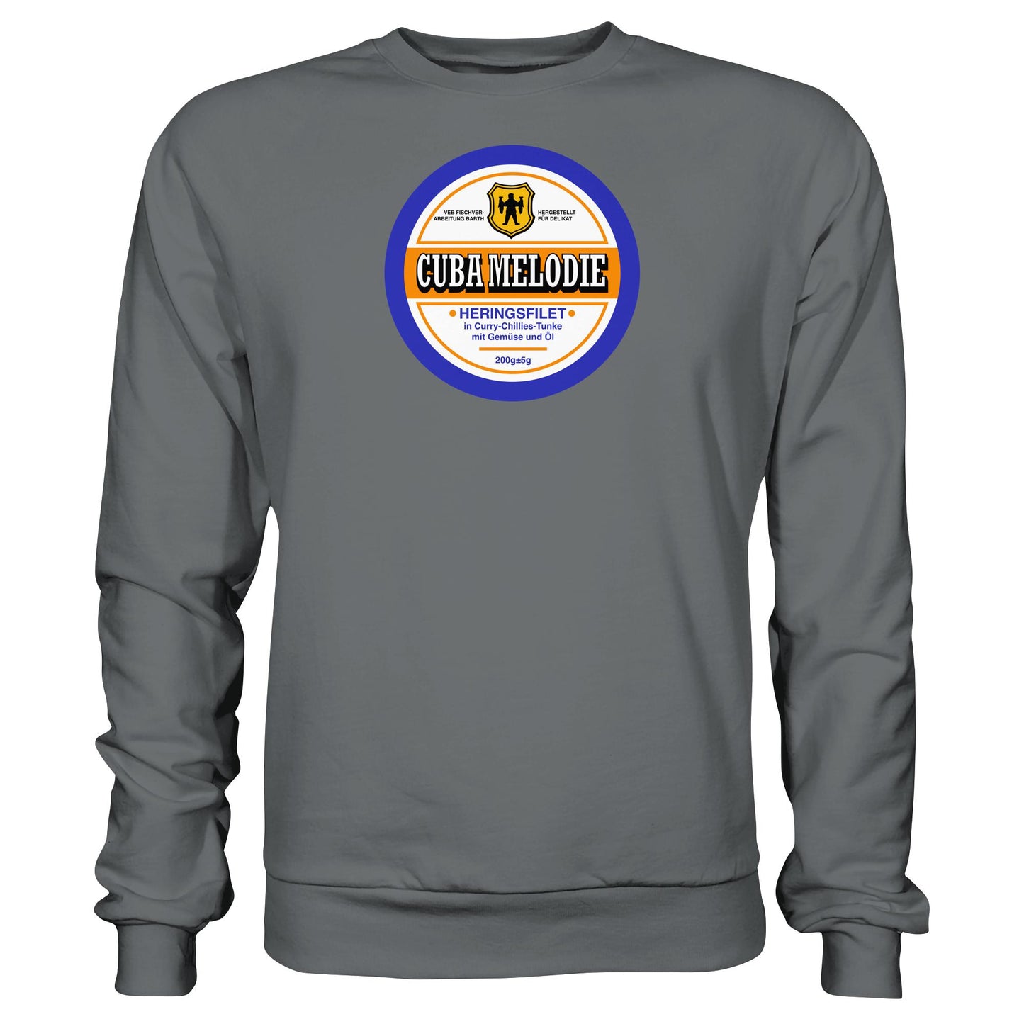 DDR Ostalgie Pullover Unisex • CUBA MELODIE HERINGSFILET - VEB FISCHVERARBEITUNG BARTH
