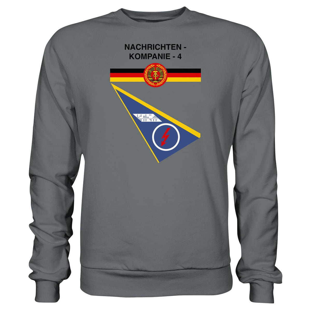 DDR Ostalgie Pullover Unisex • NVA - NACHRICHTENKOMPANIE 4