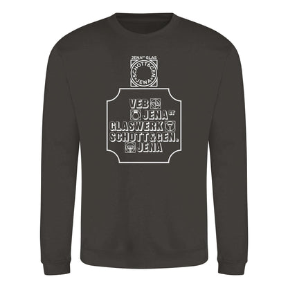 DDR Ostalgie Pullover Unisex • VEB JENAER GLASWERK