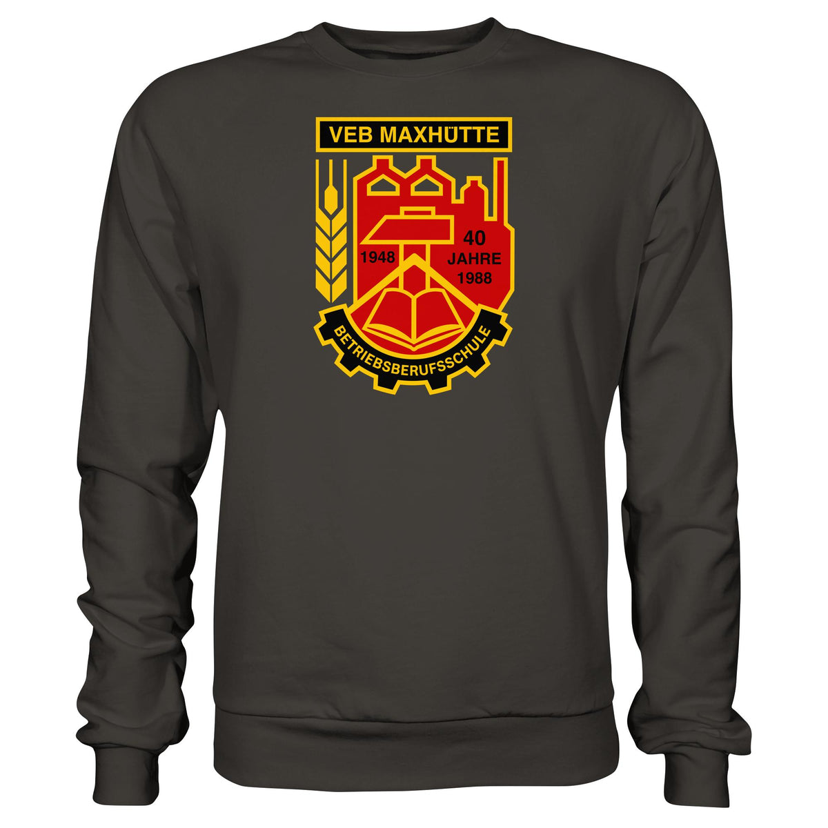 VEB MAXHÜTTE - BETRIEBSBERUFSSCHULE | DDR Ostalgie Pullover Unisex