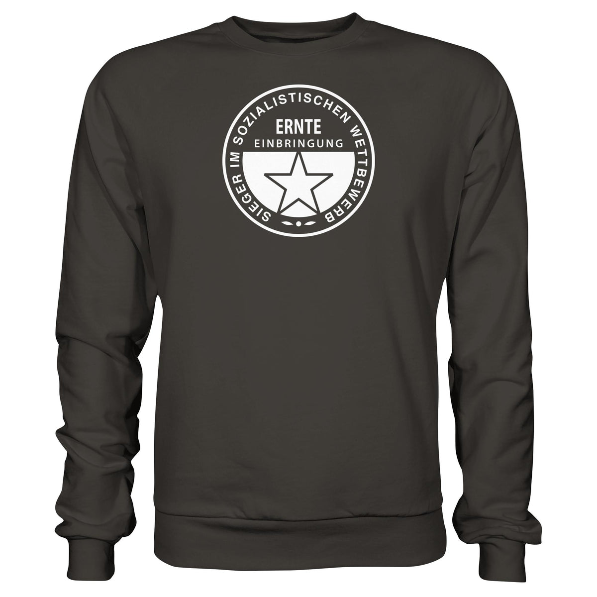 DDR Ostalgie Pullover Unisex • ERNTE-EINBRINGUNG - SIEGER (ORIGINAL-MEDAILLE)