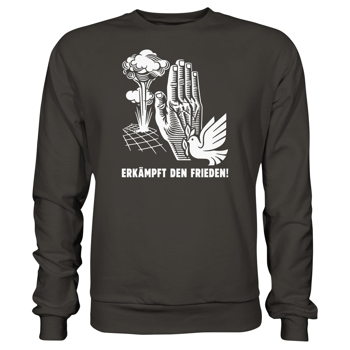 DDR Ostalgie Pullover Unisex • ERKÄMPFT DEN FRIEDEN! (ORIGINAL-PLAKAT)