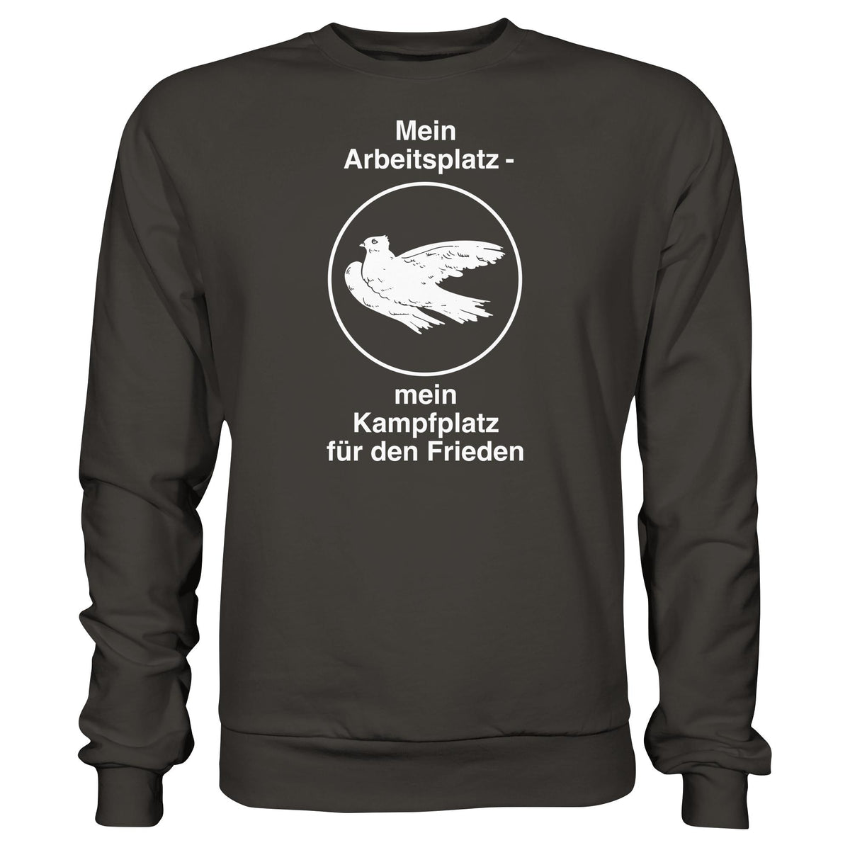 MEIN ARBEITSPLATZ - MEIN KAMPFPLATZ FÜR DEN FRIEDEN • DDR Ostalgie Pullover Unisex