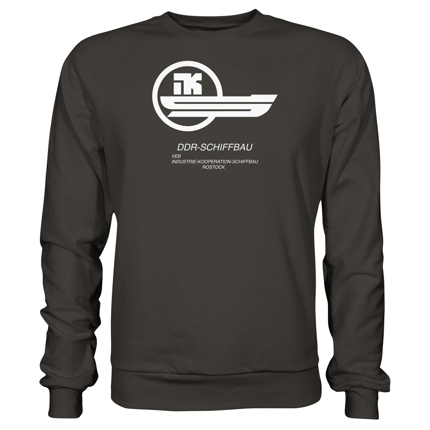 DDR Ostalgie Pullover Unisex • VEB INDUSTRIE-KOOPERATION SCHIFFBAU ROSTOCK
