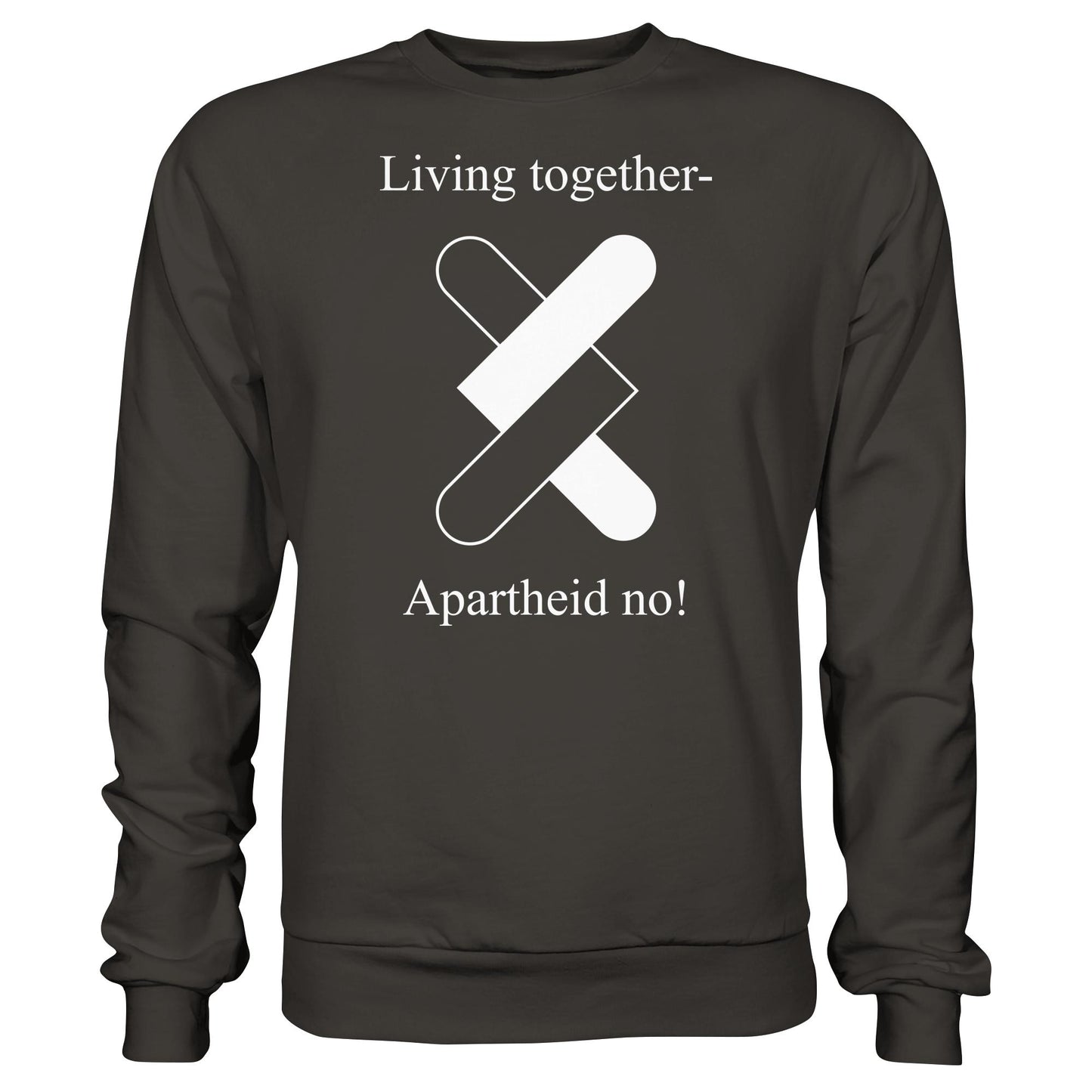 DDR Ostalgie Pullover Unisex • APARTHEID NO! (ORIGINAL POSTER)