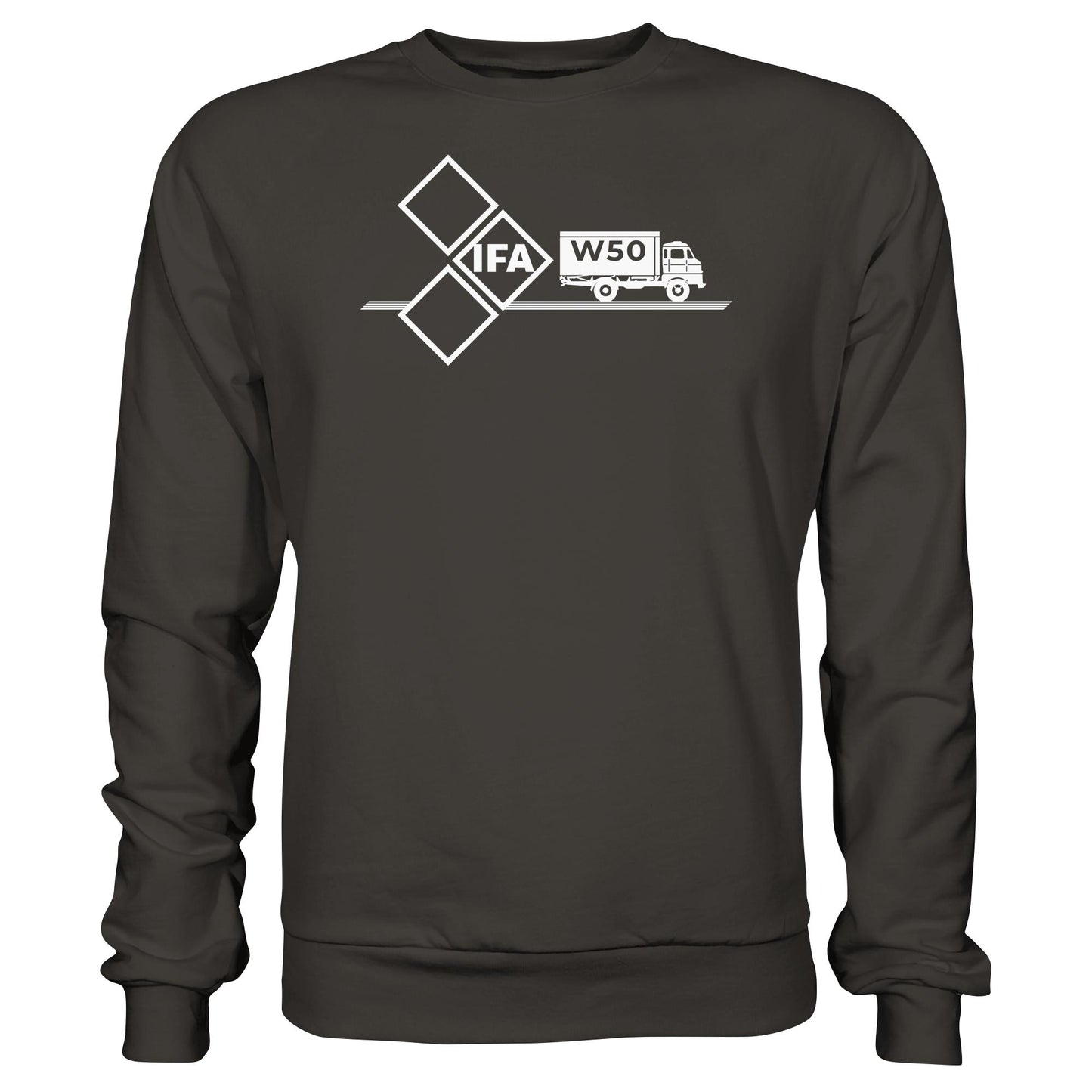 DDR Ostalgie Pullover Unisex • IFA W50 (ORIGINAL SCHILD)